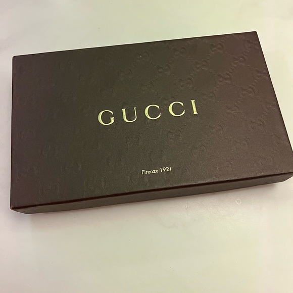 NWT GUCCI wallet black canvas long, zipper - Picture 5 of 7